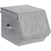 Songmics Set van 3 opbergdozen met deksel