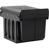 vidaXL Inbouwprullenbak uittrekbaar soft-close 48 L