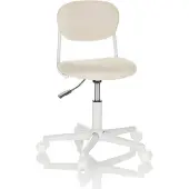 Hjh OFFICE Kinder Bureaustoel / Bureaustoel KIDDY BASE I Stof beige