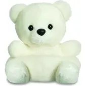 PALM PALS Knuffel ijsbeer 13 cm pluche wit