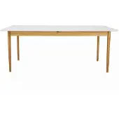 Tenzo Svea uitschuifbare eettafel hout/houtmateriaal 195-275x90x75 cm