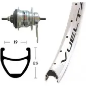 Winora Vuelta Airline 1 Shimano Nexus 7s Voorwiel
