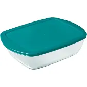 Pyrex - Cook & Store Schaal Rechthoek - Inclusief Deksel - 1,1l