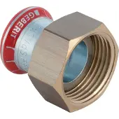 Geberit Mapress C staal vlakke koppeling met afdichtingsring verzinkt 76.1x3 25045