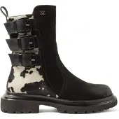Lazamani Boots Dames Zwart Suède | Maat 39