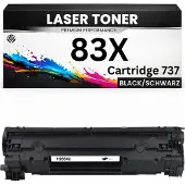 PrintAbout Toner 83X (CF283X) Zwart Hoge capaciteit geschikt voor HP