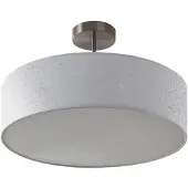LINDBY Plafondlamp , Umma, dimbare, Wit, Woonkamer, Stof, Modern