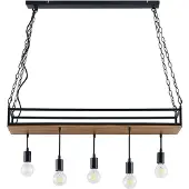 LINDBY Hanglampe , Kirista, dimbare, Zwart, Woonkamer, Metaal, Vintage / Retro