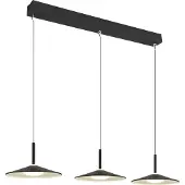 Globo Lighting Design hanglamp Lampone 3-lichts zwart