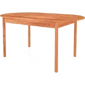 Byoak Eettafel POLA, gemaakt van massief hout, naturel geolied