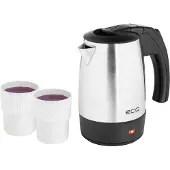 Ecg RK 550 Travel - waterkoker - 0,5 l - Roestvrijstaal - 1000 W - 2 reisbekers