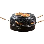 Bestron Pizza gourmetset - APD400Z - Pizza oven voor 4 personen - Ook te gebruiken als tafelgrill - 800W - Zwart - 5 jaar garantie