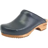 Sanita Damen Offener Clog Wood-Lotte Open Blue-36
