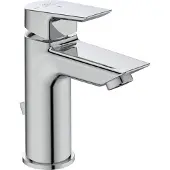 Ideal standard Tesi 1-gats wastafelkraan m. vaste uitloop m. waste chroom