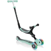 Globber Step GO-UP 4-in-1 FOLDABLE LIGHTS met lichtwielen - mint