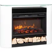 Klarstein Studio 10 Arc elektrische haard 1800 W led-vlammen hetelucht-ventilator afstandsbediening