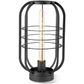 Home Sweet Home tafellamp Nero 40 - zwart industrieel metaal