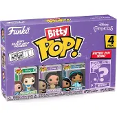 Funko POP! Bitty Pop: Disney Princess 4-Pack Series 2 - Peasant Belle 90 - Pocahontas 197 - Jasmine 326 + Mystery