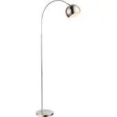 Globo Design vloerlamp Benno chroom