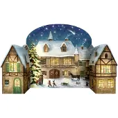 Sonstige Verlage Adventskalender "Kerstavond in het dorp"