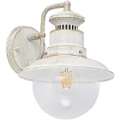 LINDBY Wandlamp buiten GWENDOLYN, dimbaar, wit / opaal, metaal, Antiek, Wandlamp buiten