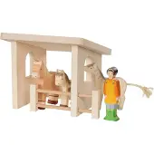 Holztiger Houten Speelgoed - Opvang Voor Dieren - 26,1X26X22,5Cm - Handgemaakt