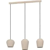Eglo Taupe hanglamp Cambaito 3-lichts