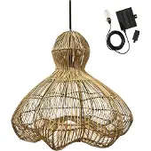 Lumisky Zonne-energie hanglamp D60CM RONDA