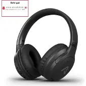 Lamax Base 2 Hoofdtelefoon Draadloze Hoofdband Bellen/Muziek Micro USB Bluetooth Zwart (48 h, Draadloze), Koptelefoon, Zwart