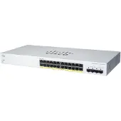 Cisco CBS220-24T-4G, beheerd, L2, Gigabit Ethernet (10/100/1000), voor inbouw in een rack, 1U