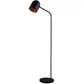 LINDBY Vloerlampe , Morik, Zwart, Woonkamer, Metaal, Modern