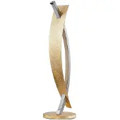LUCANDE Tafellampe , Marija, dimbare, Goud / Messing, Woonkamer, Metaal, Modern