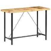 Prolenta Maison Exclusive - Bartafel, 150x70x107 cm, ruw mangohout