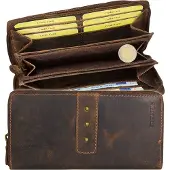 Greenland Classic Portemonnee leer 19 cm brown