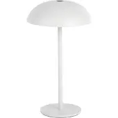 Arcchio LED oplaadbare tafellamp Thenra, wit, muurbeugel dimbaar, wit / opaal, metaal, Modern