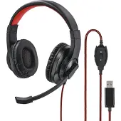 Hama 139927 PC-Office-headset HS-USB400, stereo, zwart