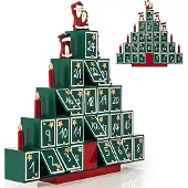 Spiel Werk Kerst Adventkalender Pyramide Hout