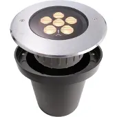 LIGHT IMPRESSIONS HP IV WW 730296 Vloerlamp (inbouw) LED vast ingebouwd LED G (A - G) 14 W Zilver