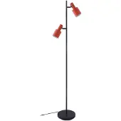 LINDBY Vloerlampe , Ovelia, Zwart, Werkkamer / Kantoor, Metaal, Modern