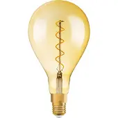 Ledvance Vintage 1906 Filament LED E27 Peer Filament Goud 160mm 5W 300lm - 820 Zeer Warm Wit | Dimbaar - Vervangt 40W