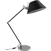 LUCANDE Tafellamp Dansari, zwart, Woon-/ Eetkamer, metaal, Tafellamp