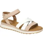 Gabor Sandaal pastelblauw / rosé / zilver