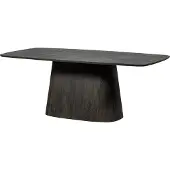 Woood Leah Eettafel - MDF - Donkerbruin - 76x200x105