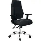 Topstar Bureaudraaistoel | met puntsynchroontechniek | zwart 430-510 mm | zonder armleuningen draagvermogen 110 kg | 1 stuk - PI990BC0