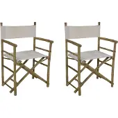 Voordeeldrogisterij Regisseursstoel Bamboe - 58 x 44 x 88 cm