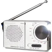 Caliber Draagbare FM AM Radio - Grijs (HPG311R)