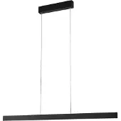 LUCANDE Slimme hanglamp Mylosh, dimbaar, zwart, Woon-/ Eetkamer, Aluminium, Modern, Slimme hanglamp