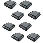 Lumisky Set van 8 vierkante zonnebakens D12CM QUADRY