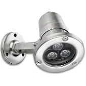 LEDS-C4 Aqua: Verlichting voor zwembaden - 5 W, neutraal wit, 311 lm, IP68 1M, roestvrij staal AISI 316, transparant