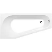 Hak Handelsagentur Koch Projekta L asymmetrisch bad 160x80x44cm, wit